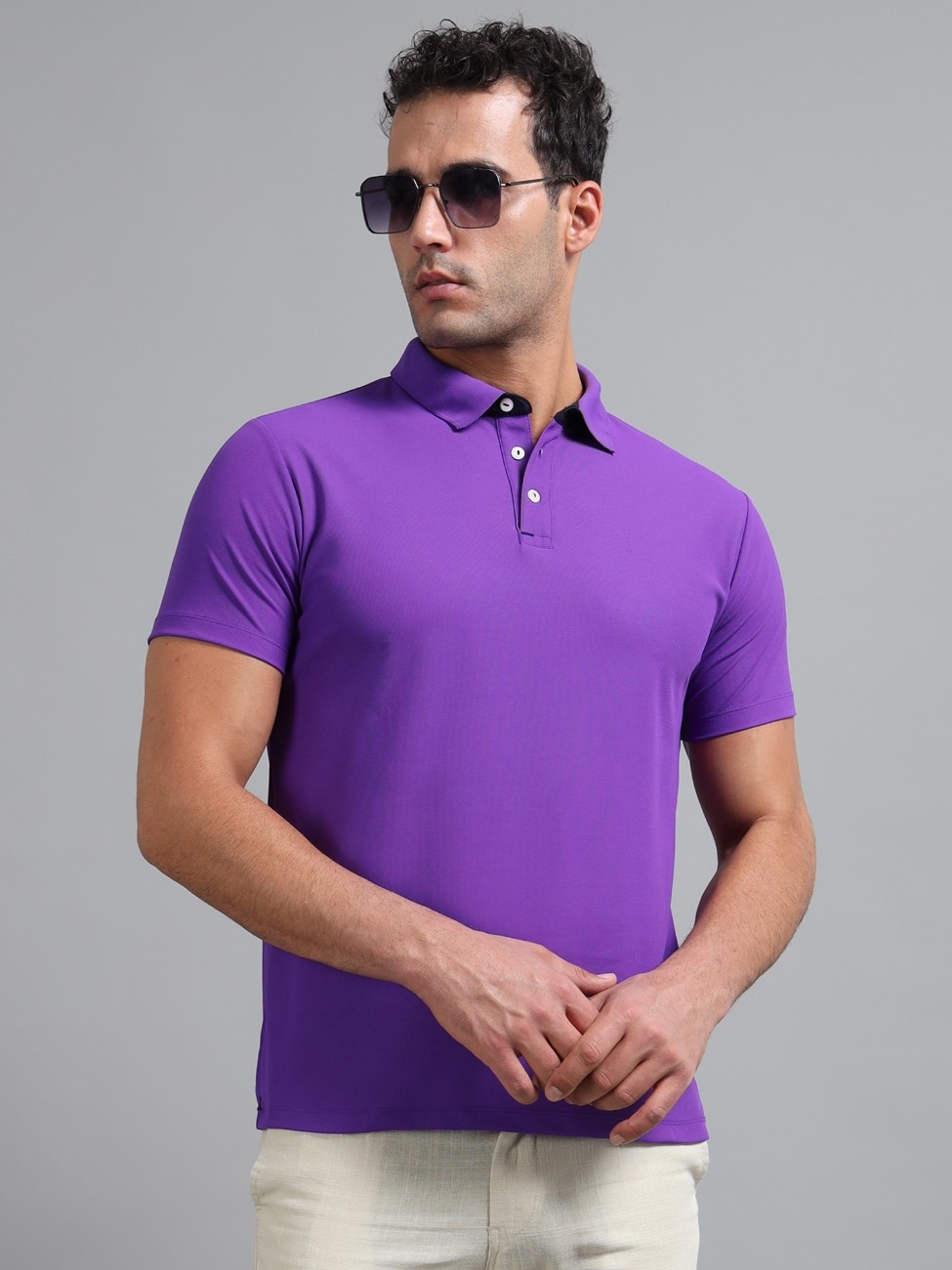 Men Polo T-shirt | Workliesure | Purple
