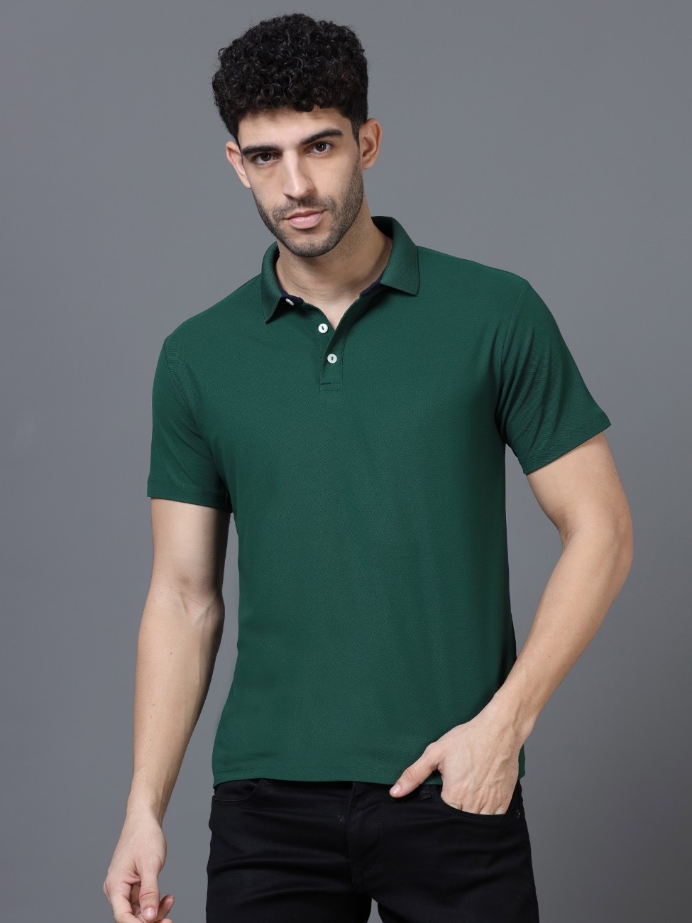 Men Polo T-shirt | Workliesure | Bottle Green