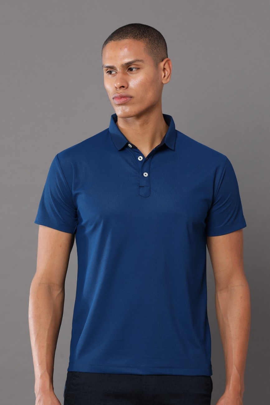 Men Polo T-shirt | Workliesure | Teal Blue