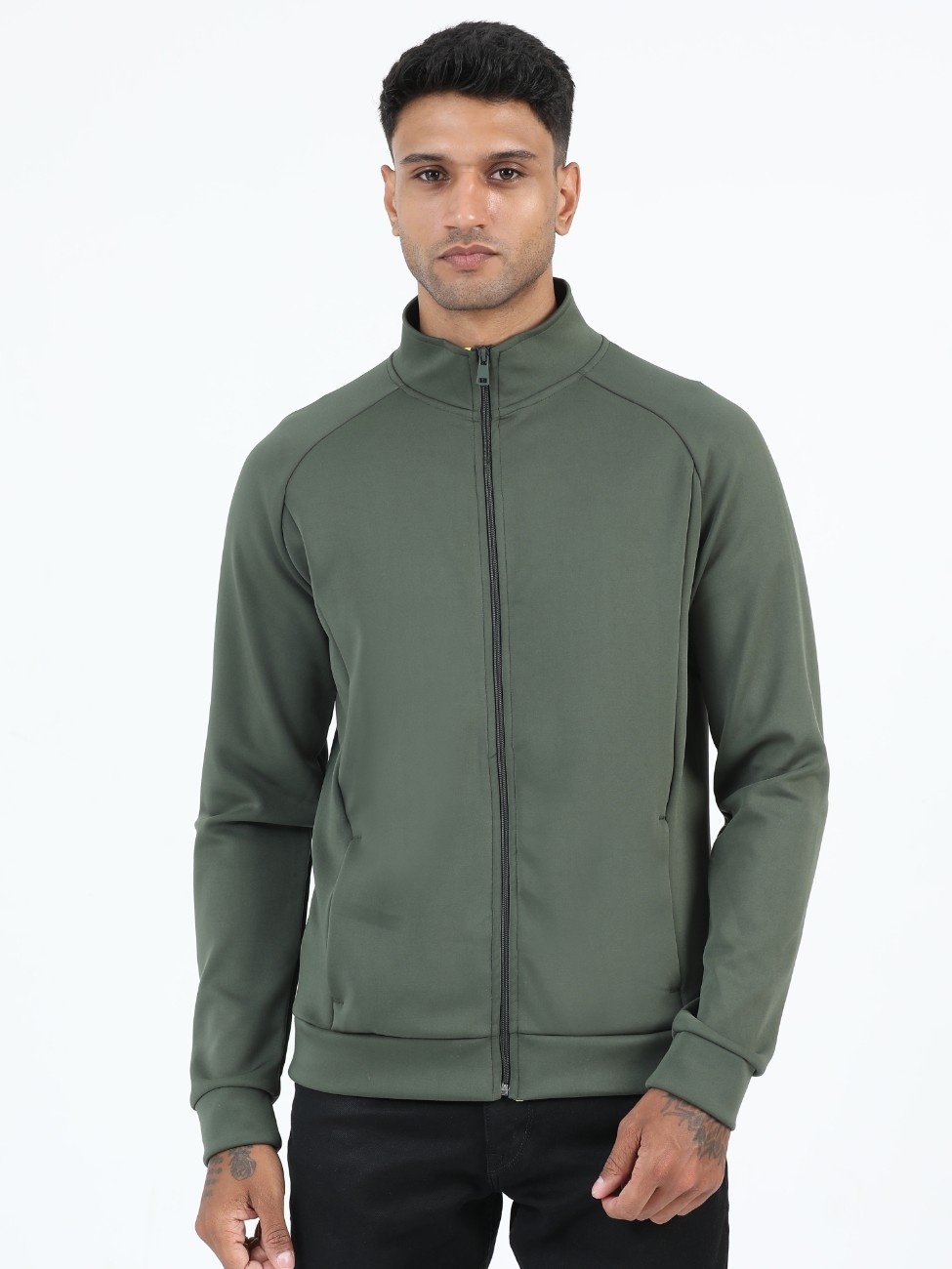 Jet-Setter Zip Up Jacket (Olive Green)